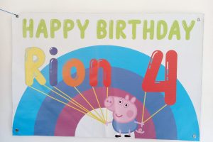 Peppa Pig George Birthday Banner